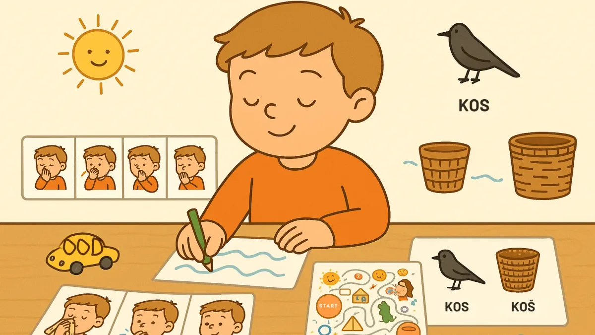 Kompletní rozmlouvací sada — 8 materiálů pro rozvoj řeči dětí 3–8 let