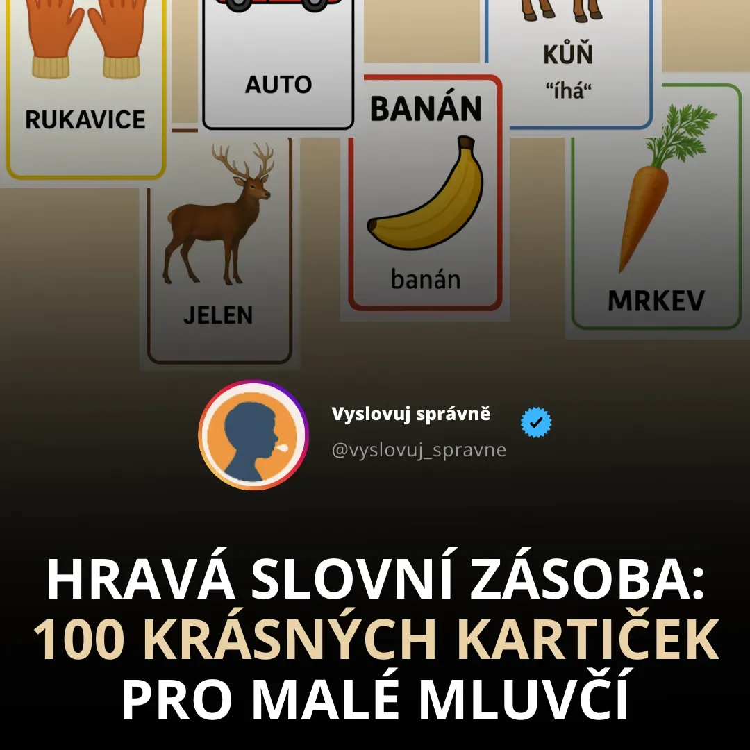Komunikační kartičky pro děti — hravý nástroj pro rozvoj řeči a slovní zásoby